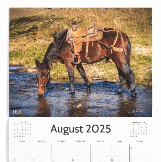 2025 Mountain Mule Packer Ranch Calendar