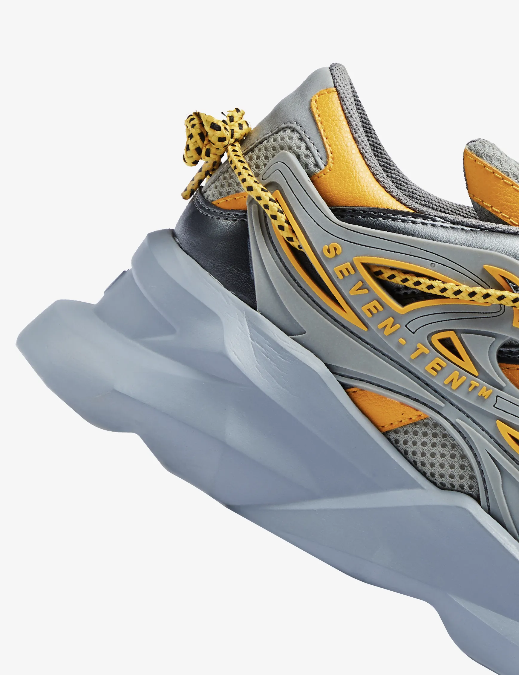 742 Canary Yellow Low-Top Chunky Sneakers