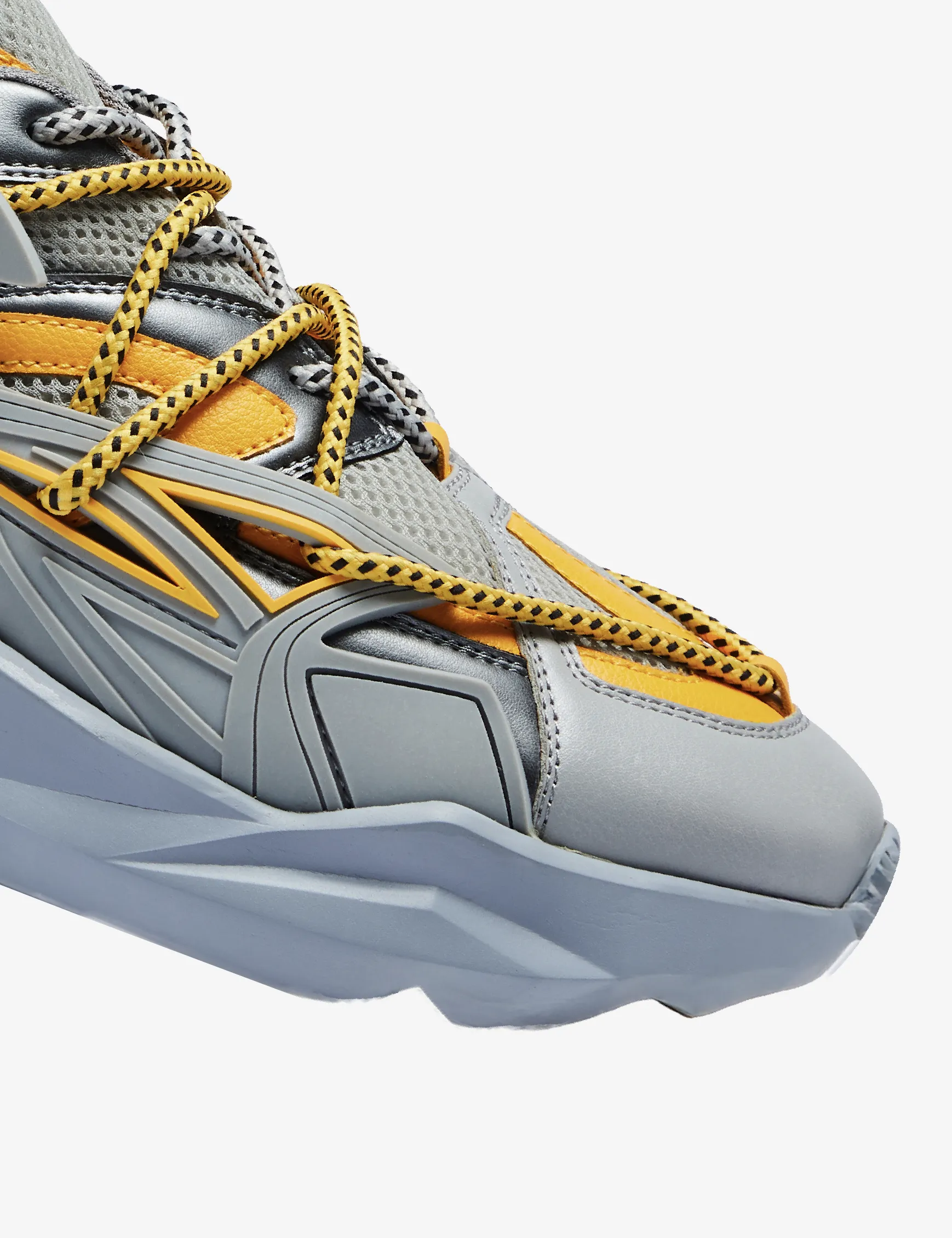 742 Canary Yellow Low-Top Chunky Sneakers