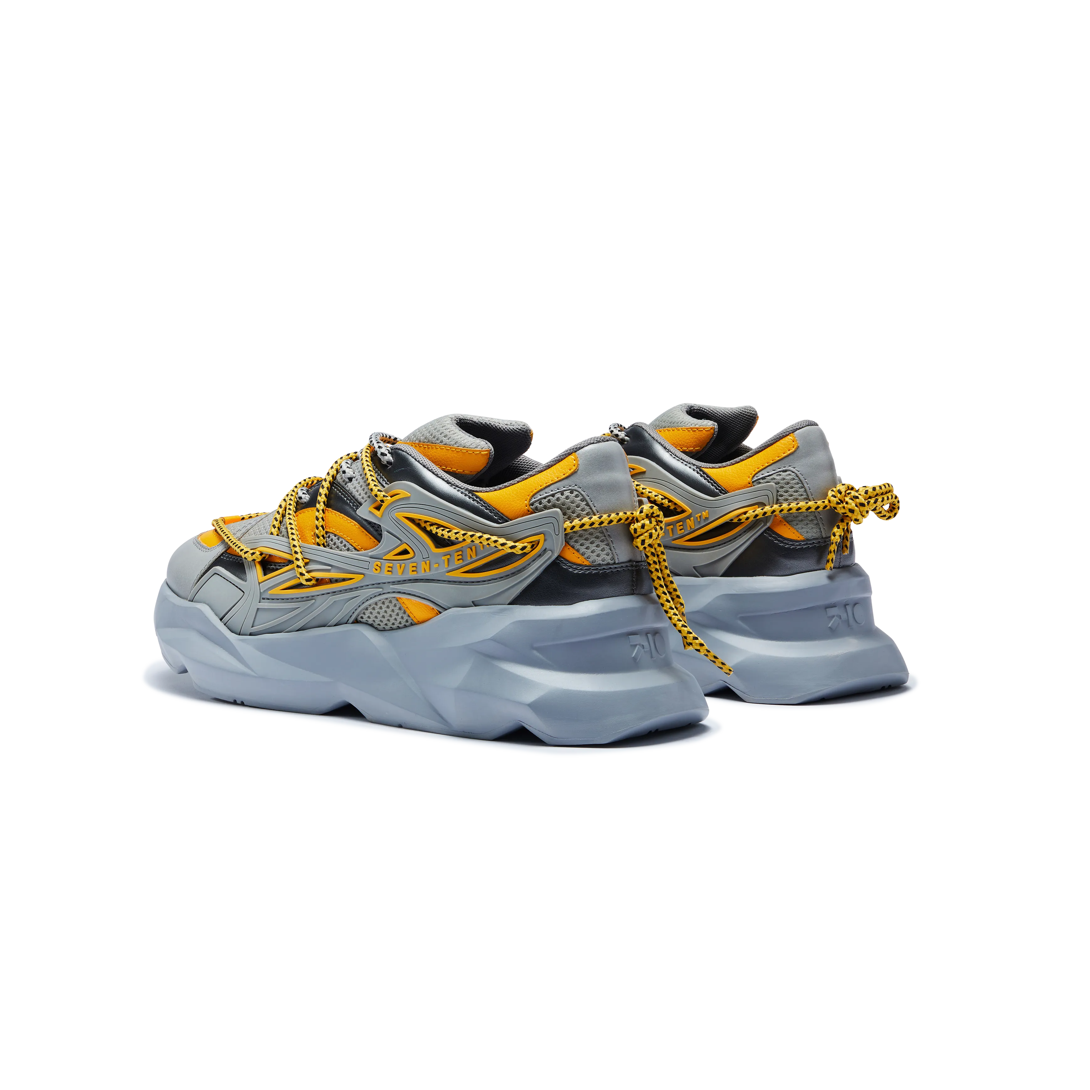 742 Canary Yellow Low-Top Chunky Sneakers