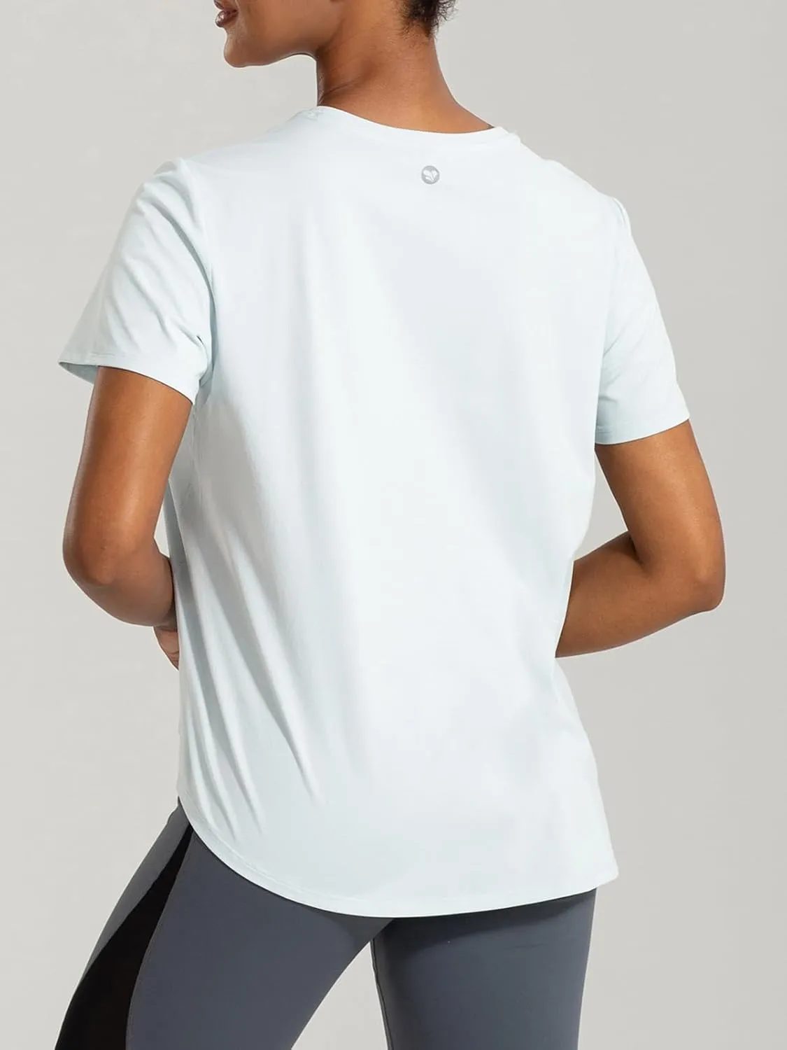 AARYA Workout Tops for Women UPF50 Breathable Loose Fit Yoga T Shirts Short Sleeve Running Gym Athletic Tee Top