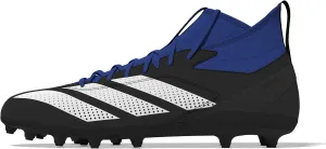 adidas Men's Adizero Impact.2 American Football Sneaker, Black/White/Team Royal Blue, 13.5
