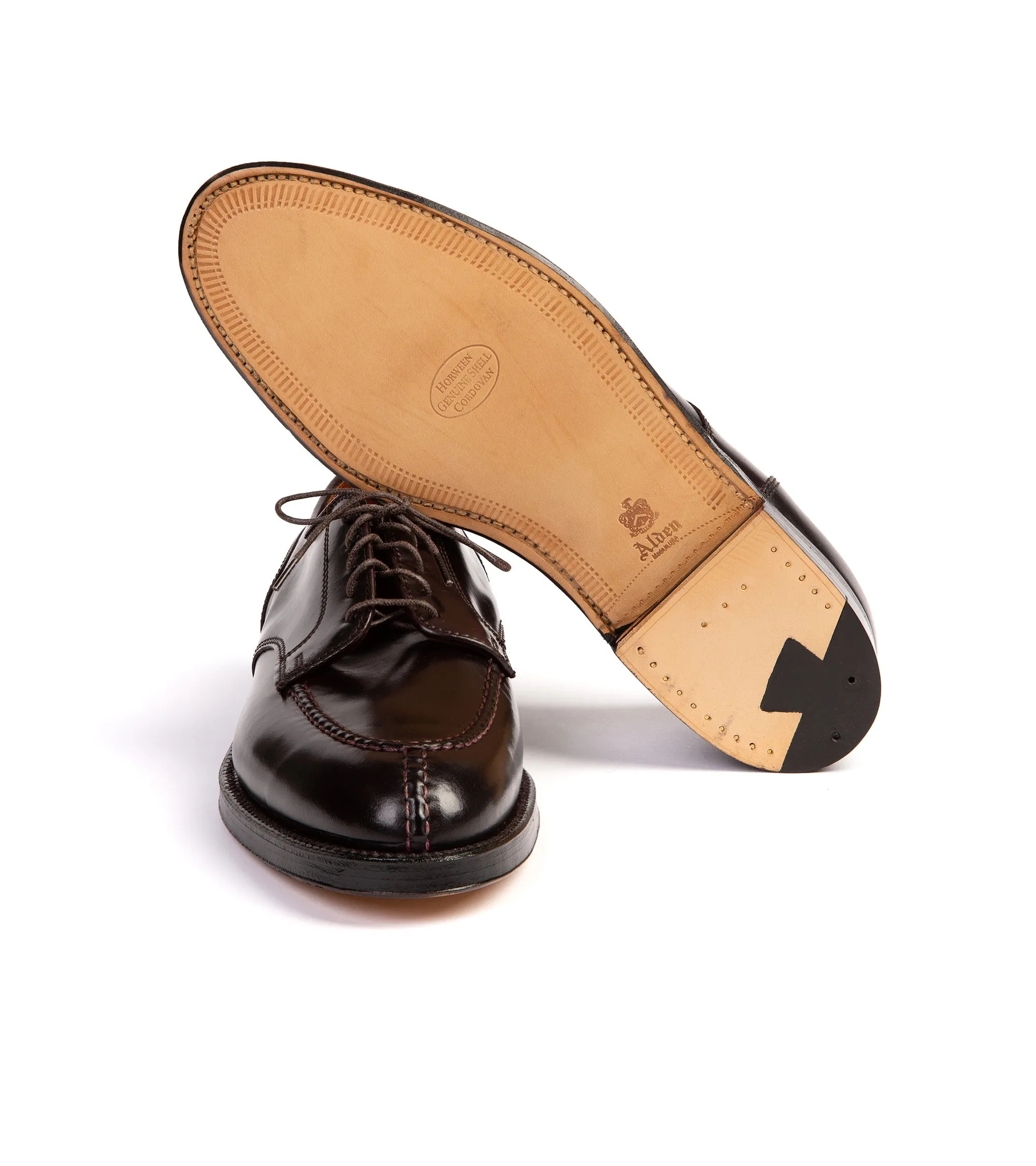 Alden Cordovan NST Blucher Shoe: Dark Burgundy 2210