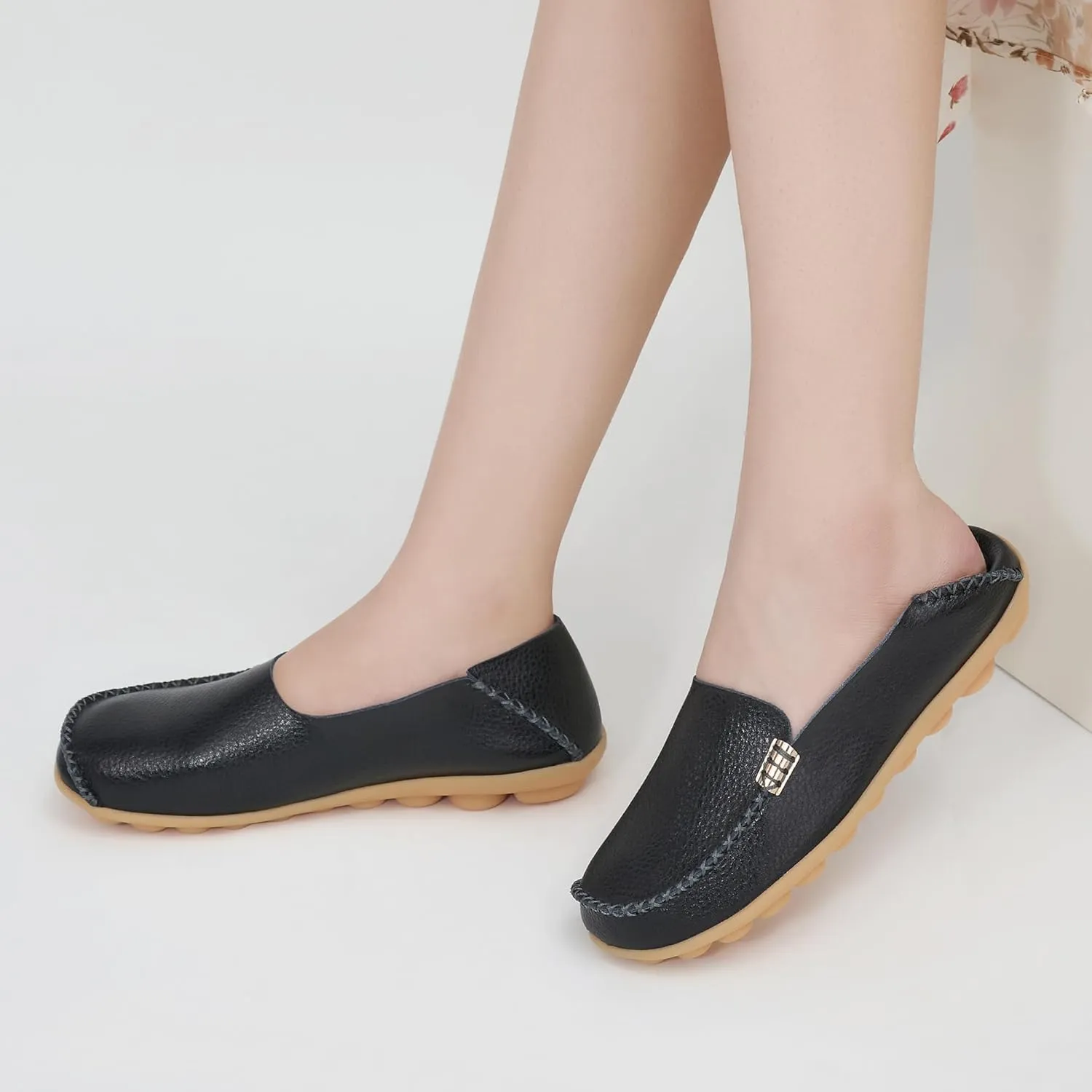 Alicegana Loafers for Women Shoes Casual: Slip on Flat Shoes Ladies Comfortable Dressy Moccasins Driving Penny Loafers