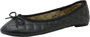 Alpine Swiss Women’s Aster Ballet Flats | Patent Leather Slip-On Shoes | Quilted Pillow Stitch | Rounded Toe | Everyday Comfortable Fashion Footwear