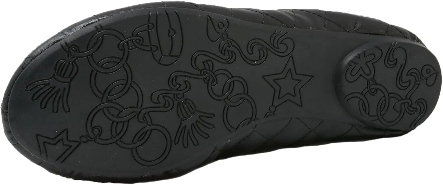 Alpine Swiss Women’s Aster Ballet Flats | Patent Leather Slip-On Shoes | Quilted Pillow Stitch | Rounded Toe | Everyday Comfortable Fashion Footwear