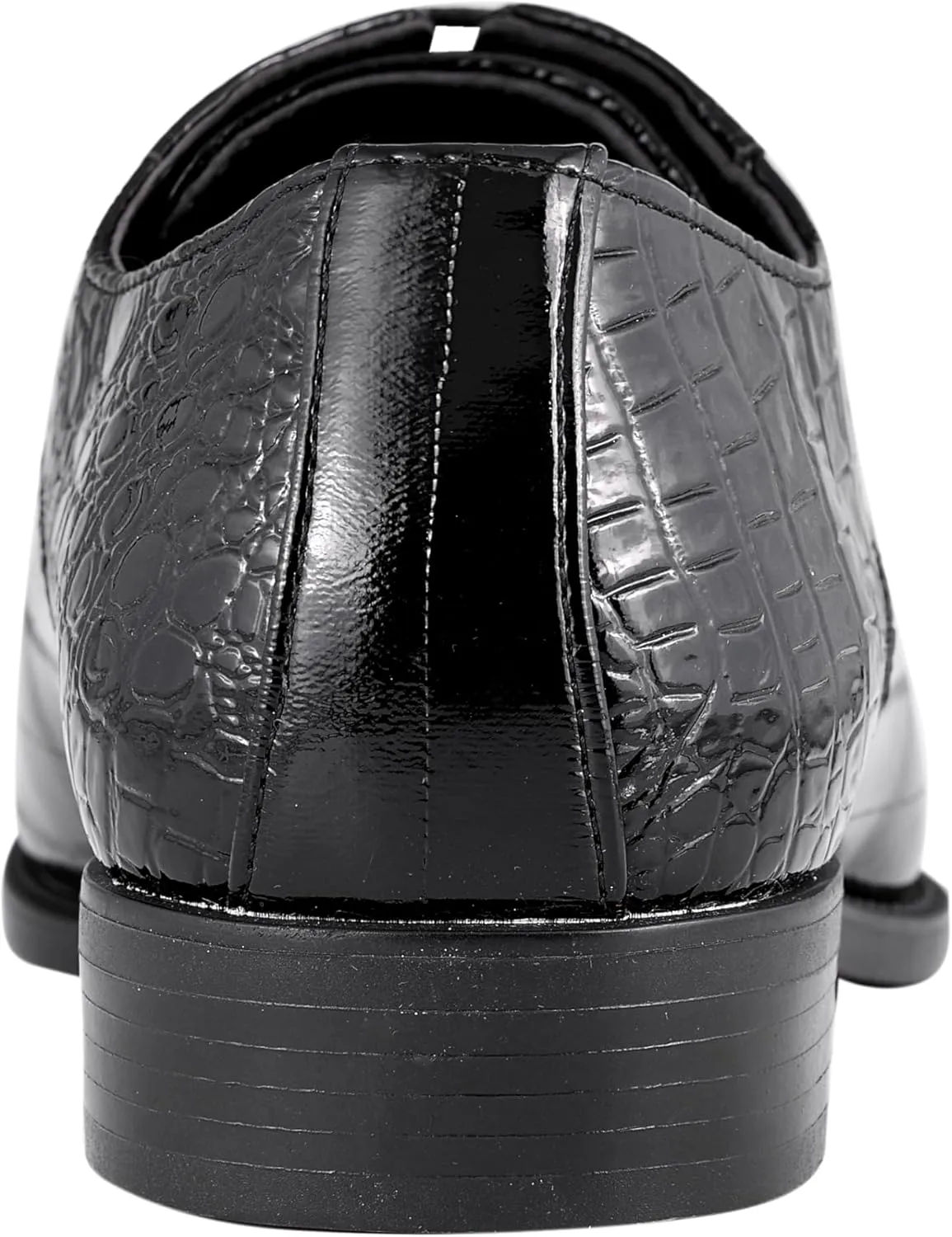 Amali Harvey Fashion Mens Dress Exotic Shoes Croco Lace up Oxford Formal Shoe for Men