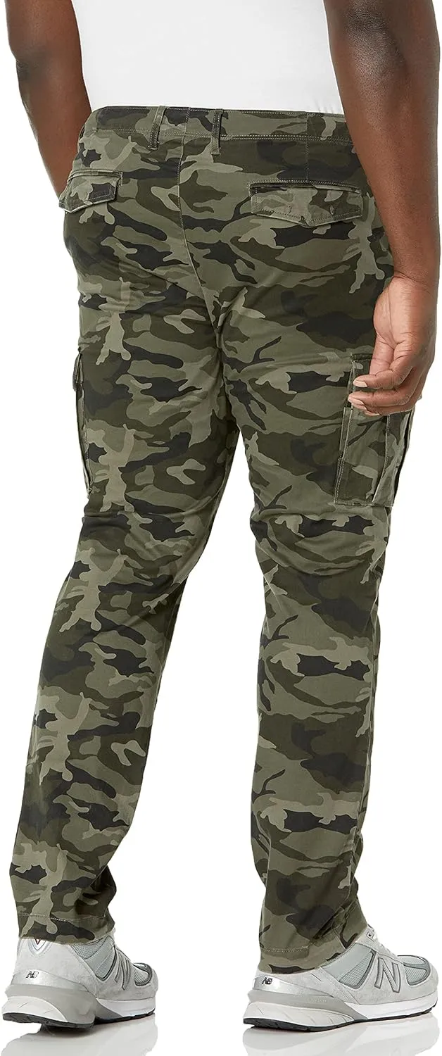 Amazon Essentials Men's Straight-Fit Stretch Cargo Pant (Available in Big & Tall)