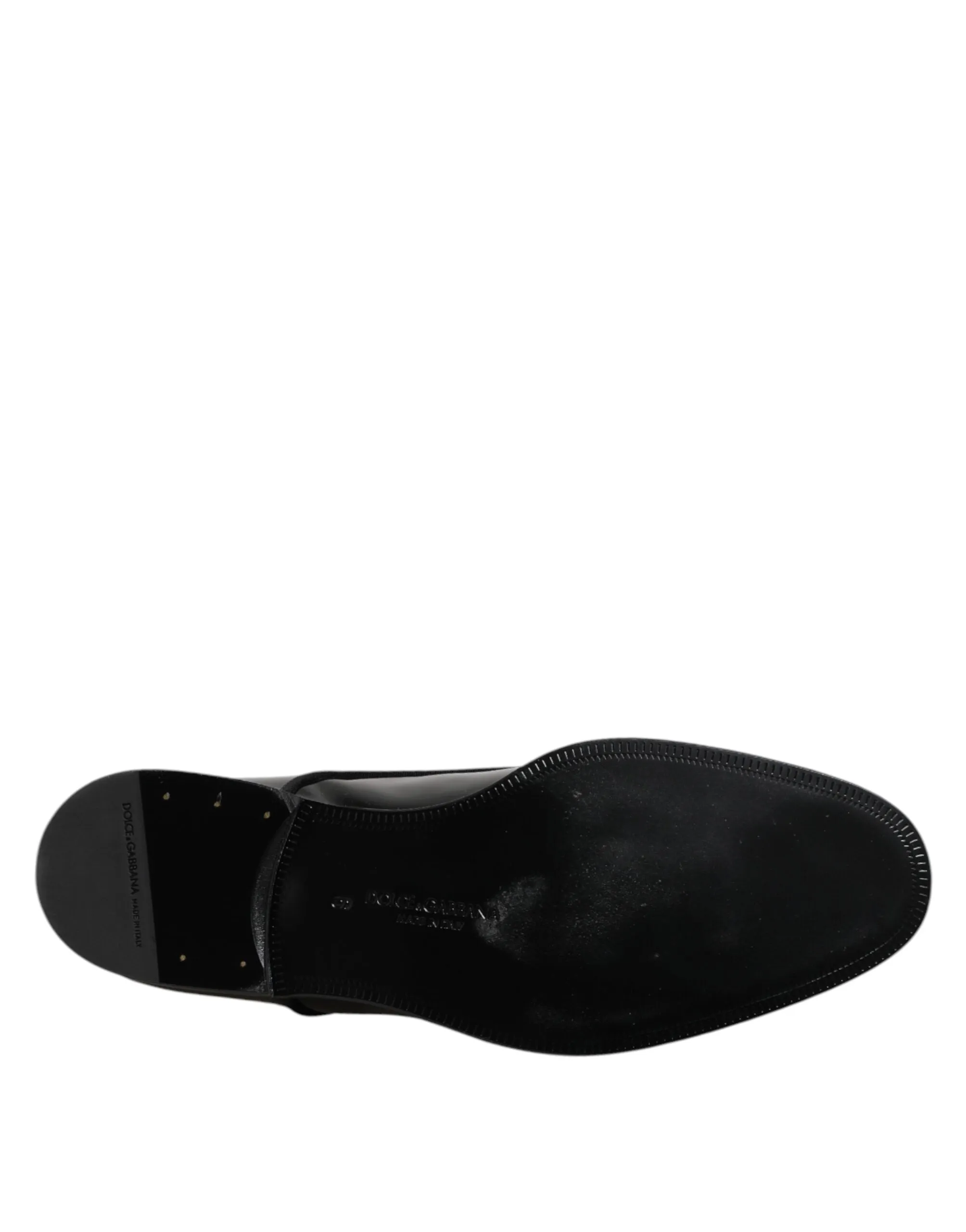 & Dolce Dress Leather One-time offer Derby Black Formal Shoes Patent Gabbana Flexible