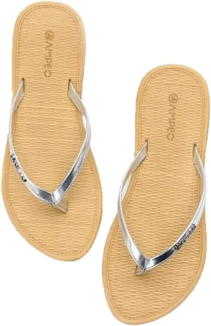 Ampeo Women's Flip Flops Comfortable Lightweight Summer Beach Quick-Dry Thong Flat Sandals