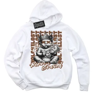 Archaeo Brown White 1s Sneaker Hoodie Born Envied Graphic