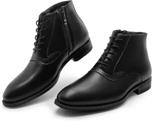 Arkbird Men's Brown Oxford Dress Boots