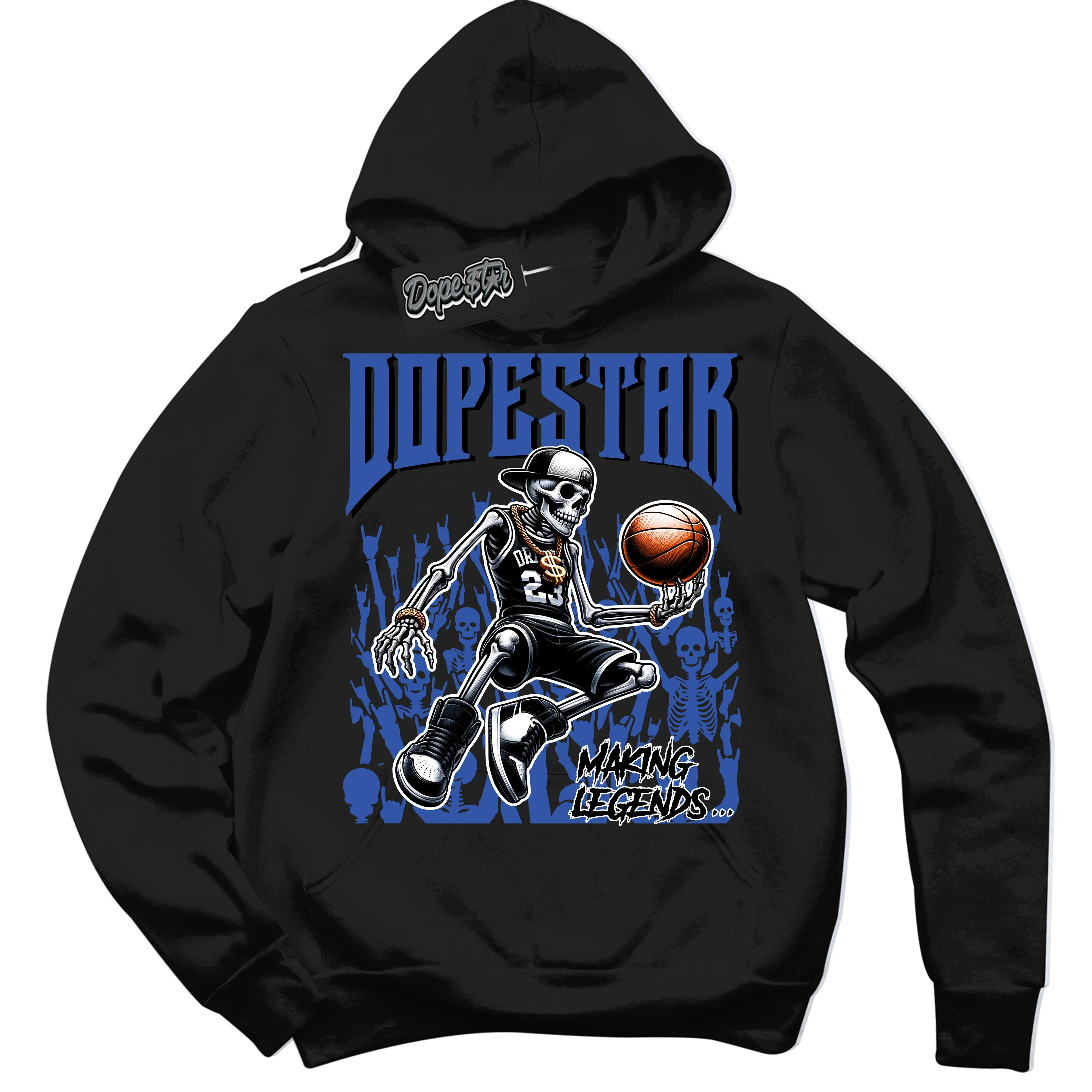 Astronomy Blue Dunk Sneaker Hoodie Making Legends Graphic