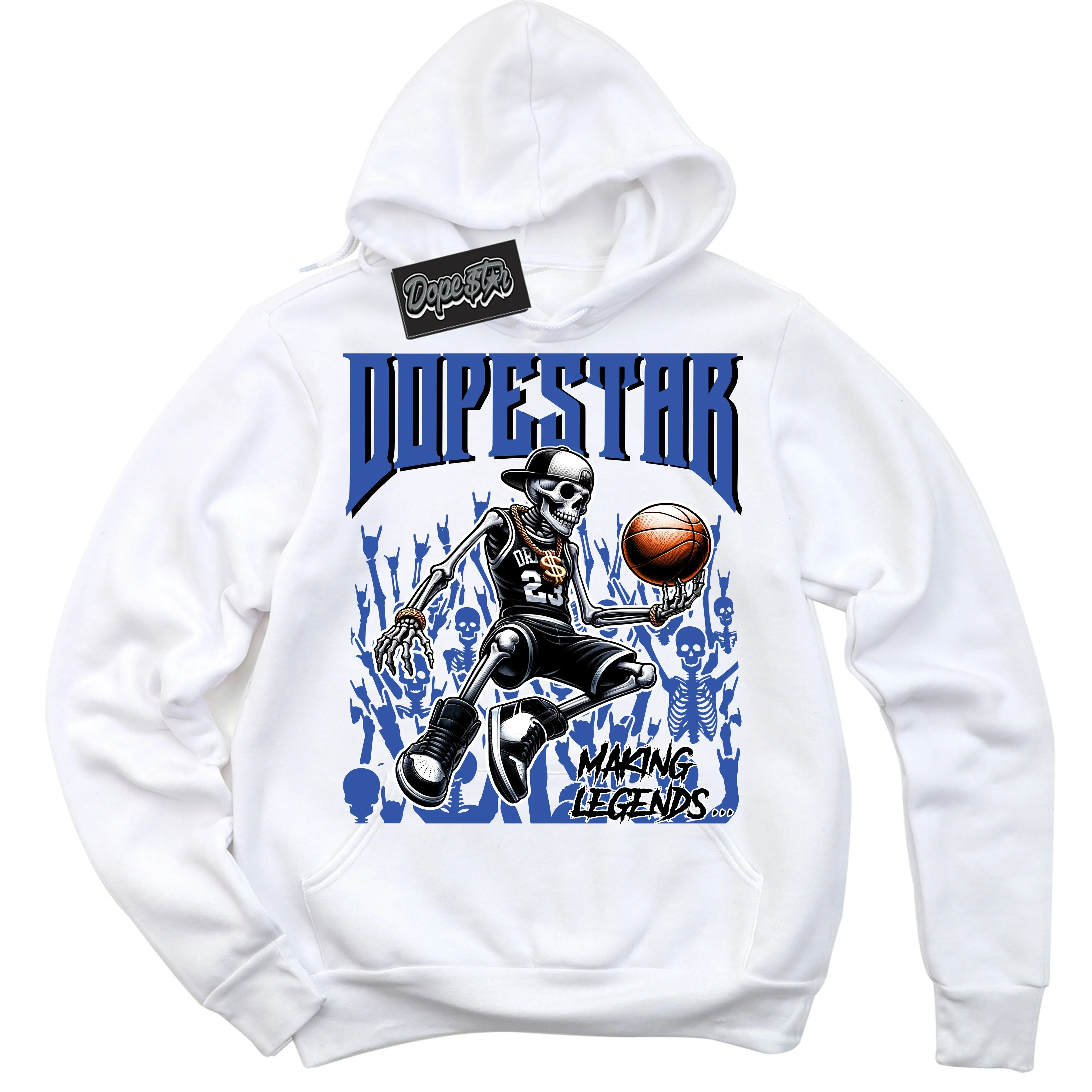 Astronomy Blue Dunk Sneaker Hoodie Making Legends Graphic