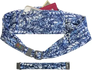 BANDI Plus Size Fanny Pack for Women - Travel-Ready Pocket Belt with Secure Hidden Money & Running Belt for Phone, Passport, Keys, & Medical Devices, Adjustable Fit, Comfortable (Blue Ivy)