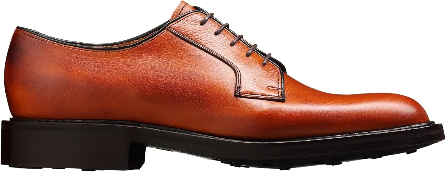 BARKER Nairn Men's Lace-Up Oxford Shoes – Handcrafted Luxury Leather Derby Dress Shoes for Formal Wear