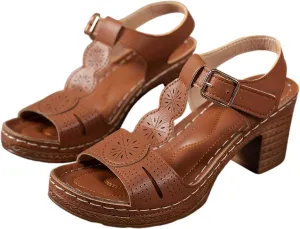 Beach Sandals Women Comfortable Dressy Arch Support Ankle Strap Wedge Sandals Platform Summer Casual Slides Women