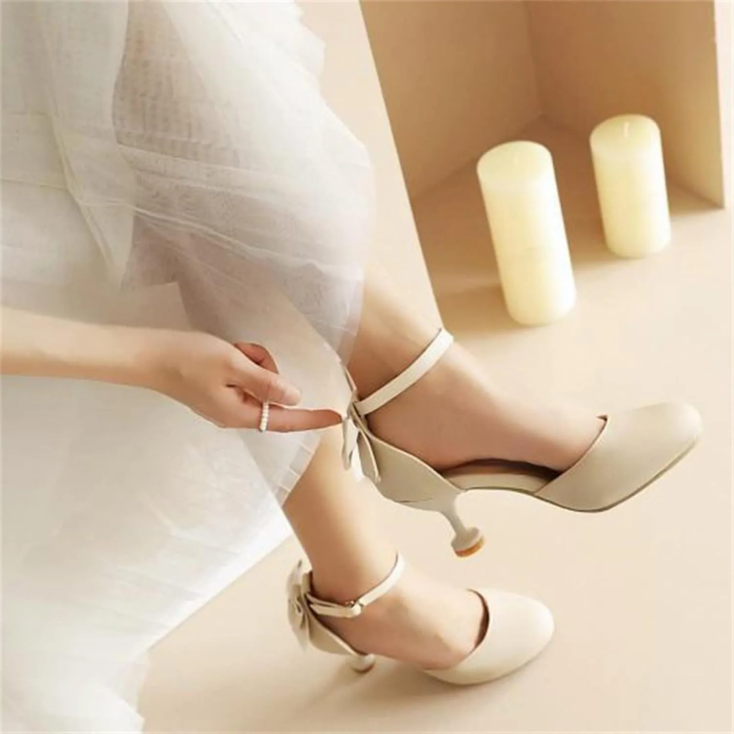 Big Kids Girls Dress Shoes Pumps High Heels High School Prom Shoes Sandals Shoes Girls Slip on Shoes
