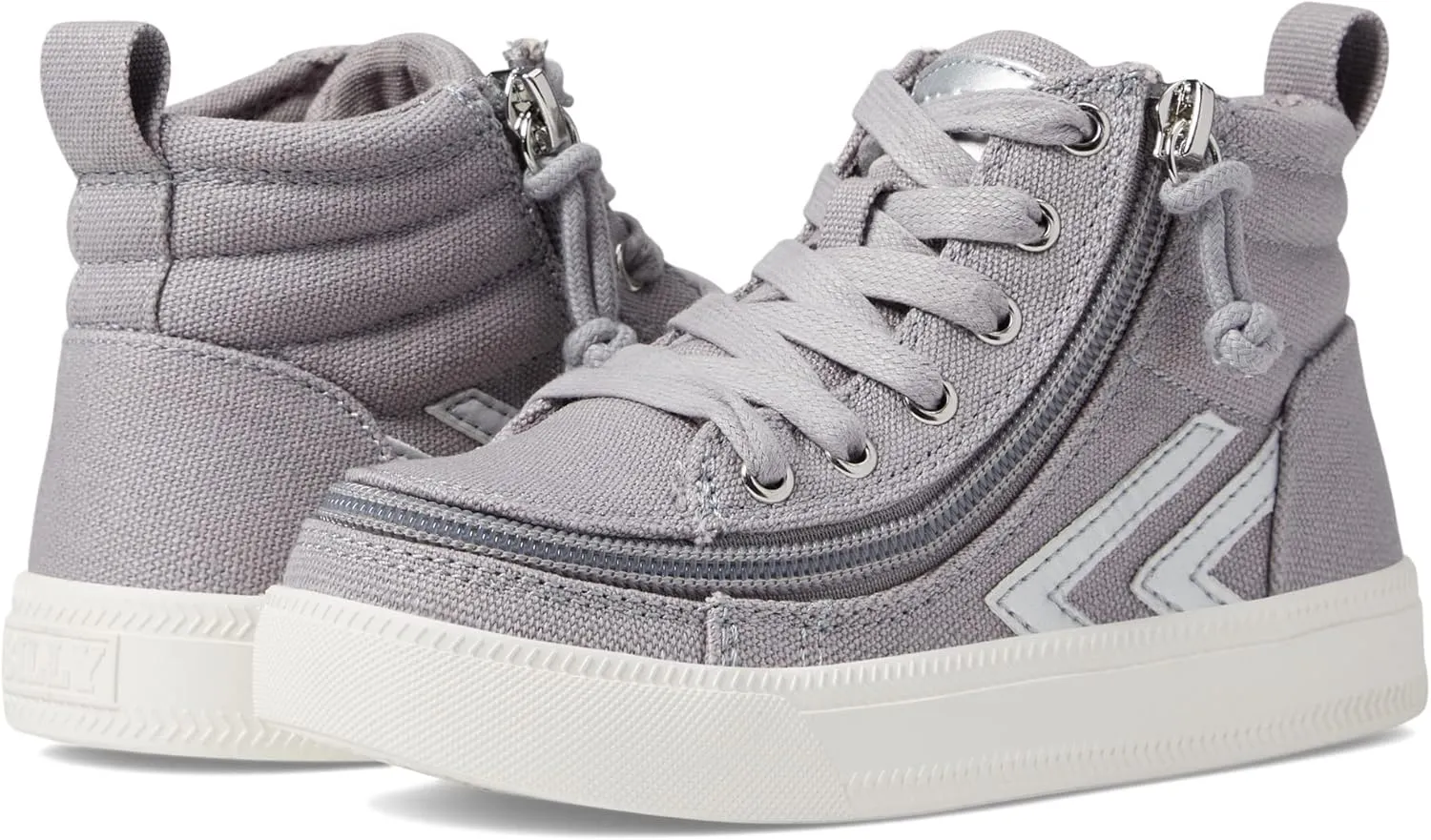 BILLY Footwear Kids Unisex CS High-Top Sneakers with Canvas Upper, Little/Big Kid