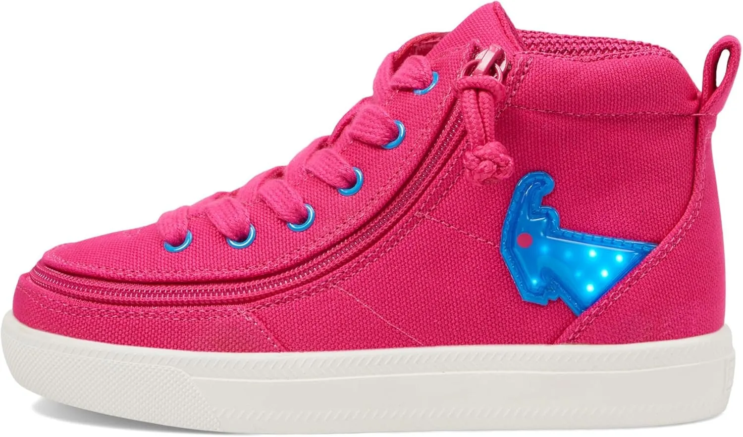 BILLY Footwear Unisex-Child Toddler Pink/Blue Light Ups Billy Classic D|r High Sneaker