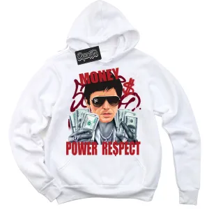 Black Toe Bright Crimson Dunk Sneaker Hoodie Tony Montana Graphic