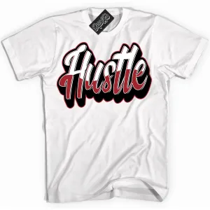 Black Toe Bright Crimson Dunk Sneaker Shirt Hustle Graphic