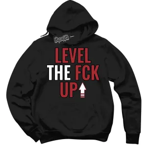 Black Toe Reimagined 1s Sneaker Hoodie Level The Fck Up Graphic