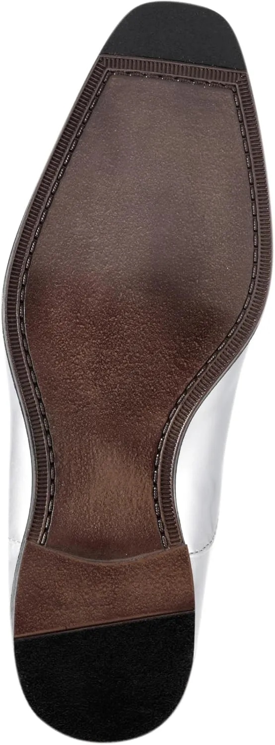 Bolano Men's Oxford Dress Shoes - Chainz Model with Cuban Heel and Lace-Up Closure