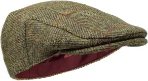 Borges & Scott Nevis Flat Cap - 100% Handwoven Wool – Harris Tweed – Water Resistant
