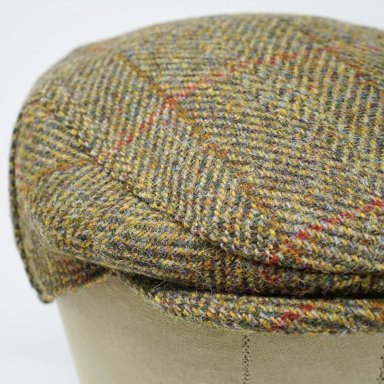 Borges & Scott Nevis Flat Cap - 100% Handwoven Wool – Harris Tweed – Water Resistant