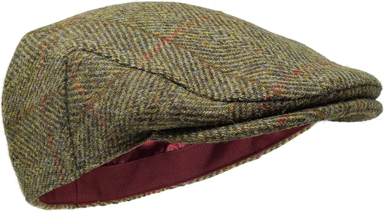 Borges & Scott Nevis Flat Cap - 100% Handwoven Wool – Harris Tweed – Water Resistant