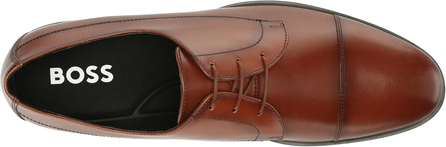 BOSS Men's Colby Smooth Leather Derby Dress Shoe Oxford