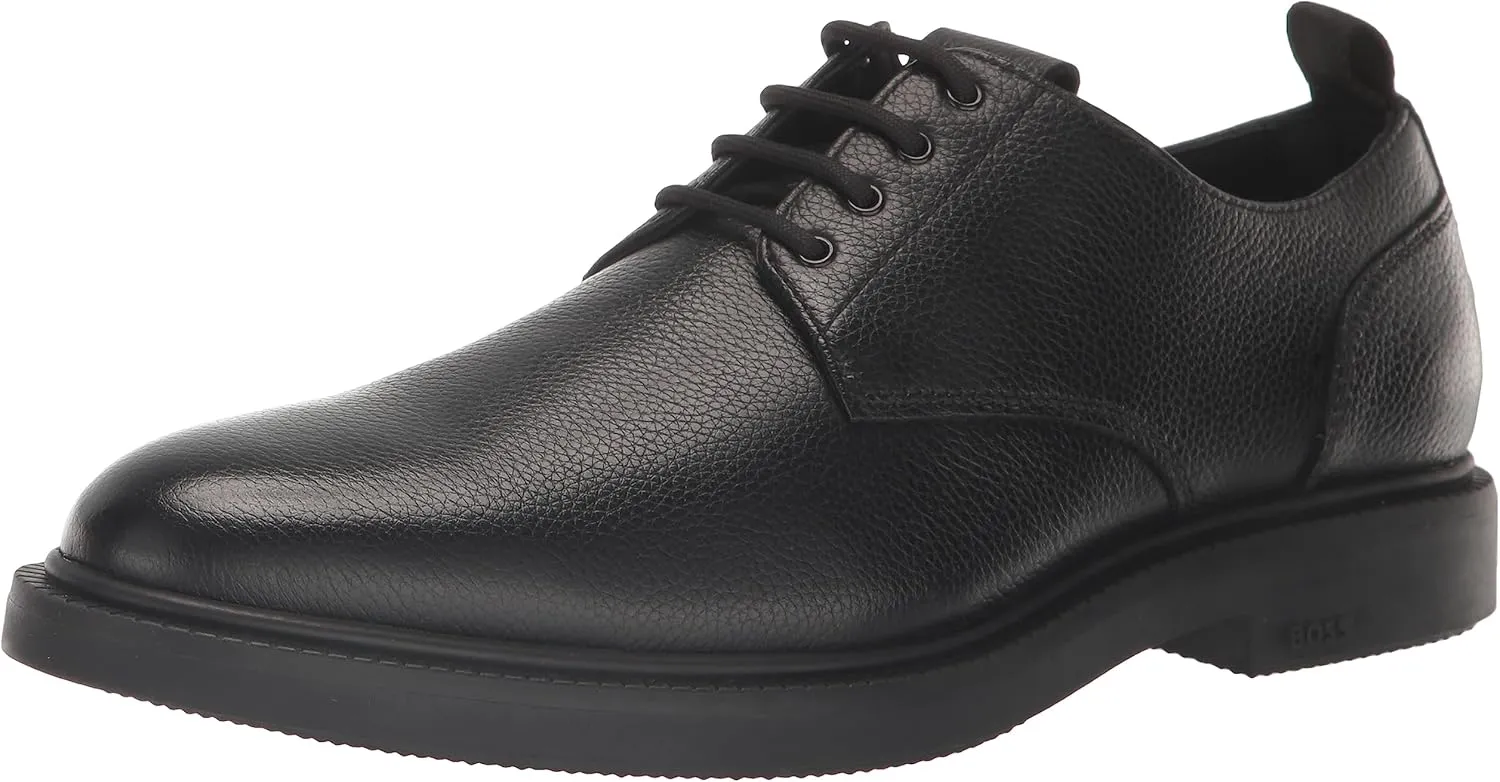 BOSS Men's Larry Grain Leather Derby Dress Shoe Oxford