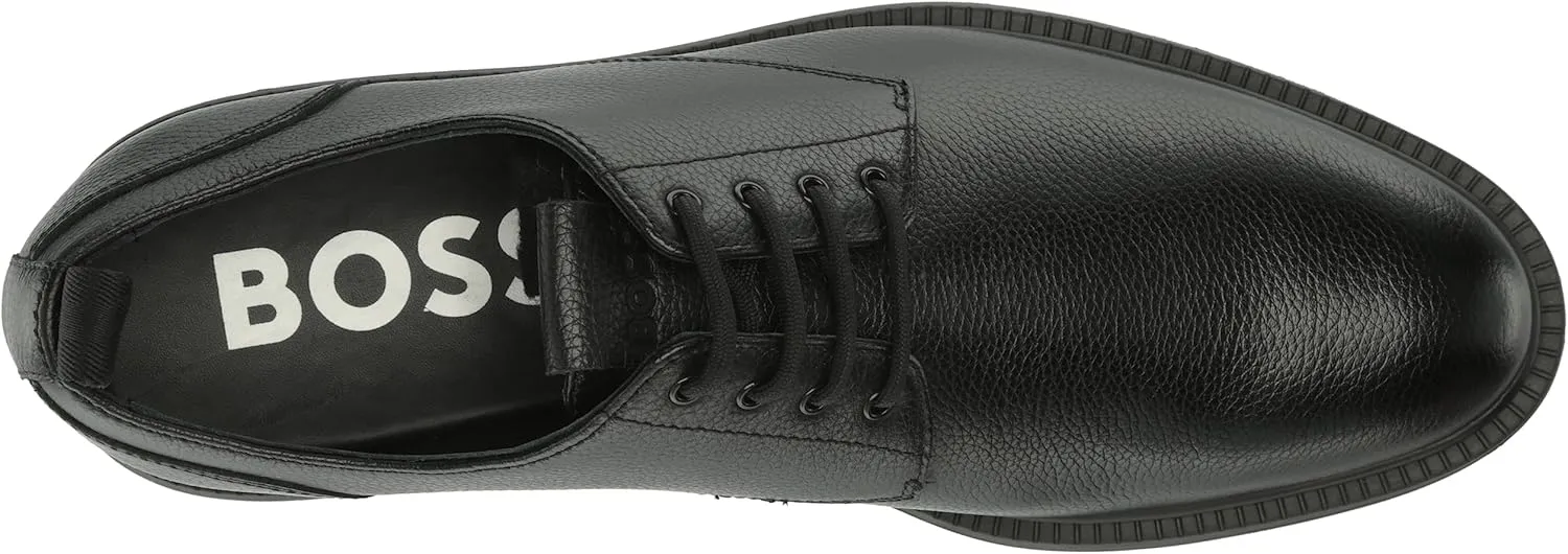 BOSS Men's Larry Grain Leather Derby Dress Shoe Oxford