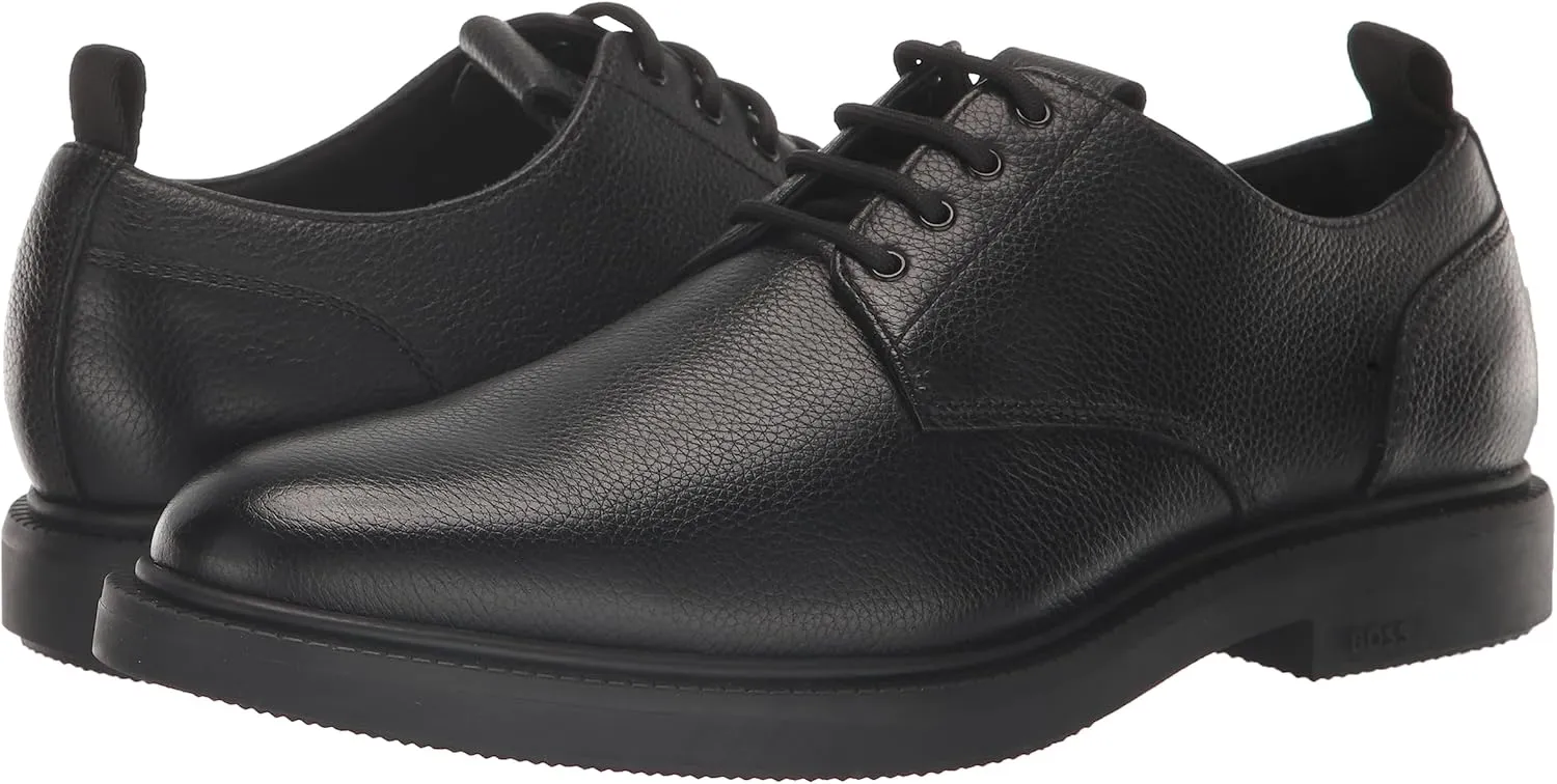 BOSS Men's Larry Grain Leather Derby Dress Shoe Oxford