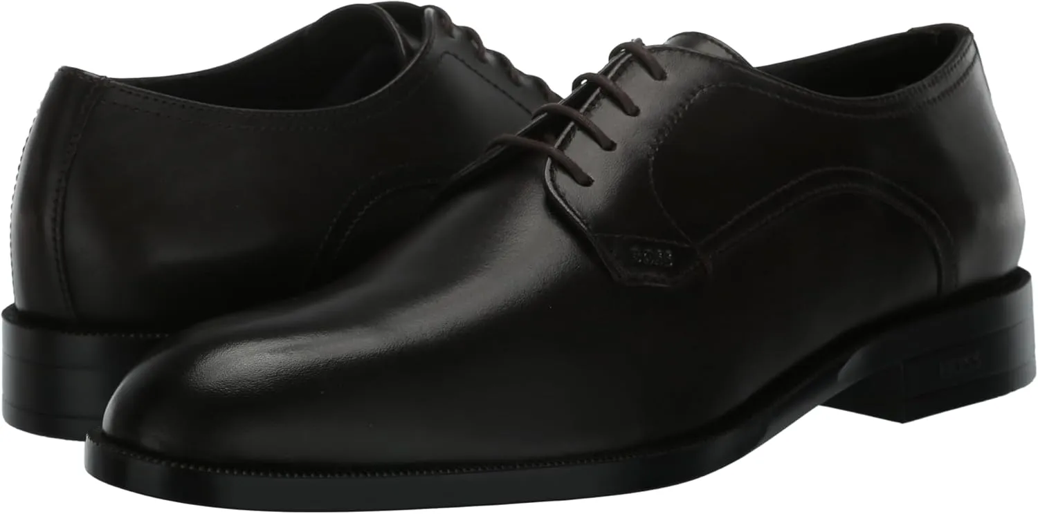 BOSS Men's Tayil Shaded Leather Derby Dress Shoe Oxford Flat