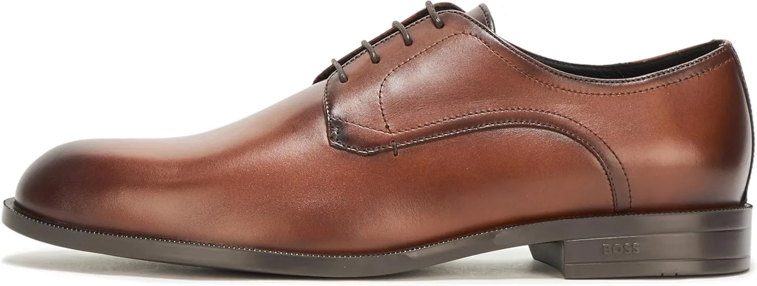 BOSS Men's Tayil Smooth Leather Derby Dress Shoe Oxford
