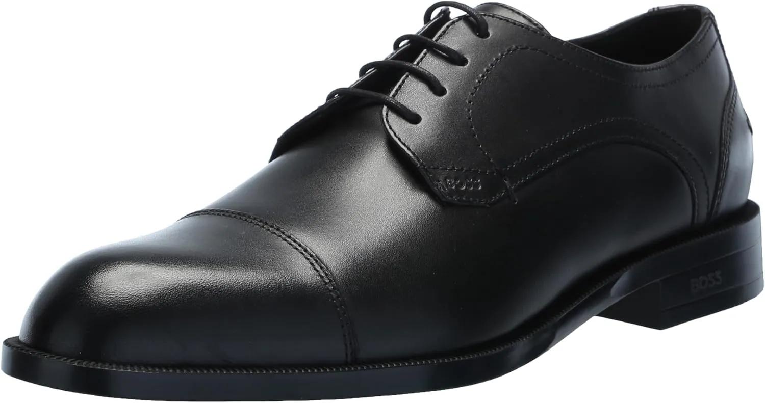 BOSS Men's Tayil Smooth Leather Derby Dress Shoe Oxford