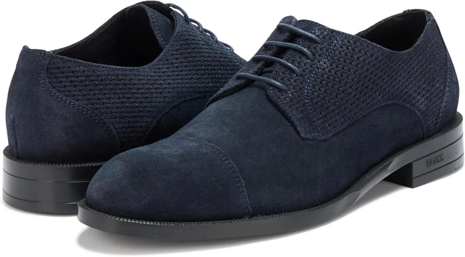 BOSS Men's Tayil Suede Leather Derby Dress Shoe Oxford