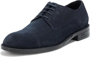 BOSS Men's Tayil Suede Leather Derby Dress Shoe Oxford