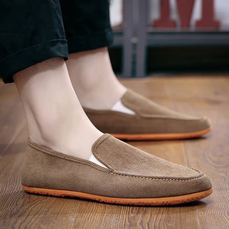 Breathable Single Shoes Soft Sole Flat-Heel Loafers
