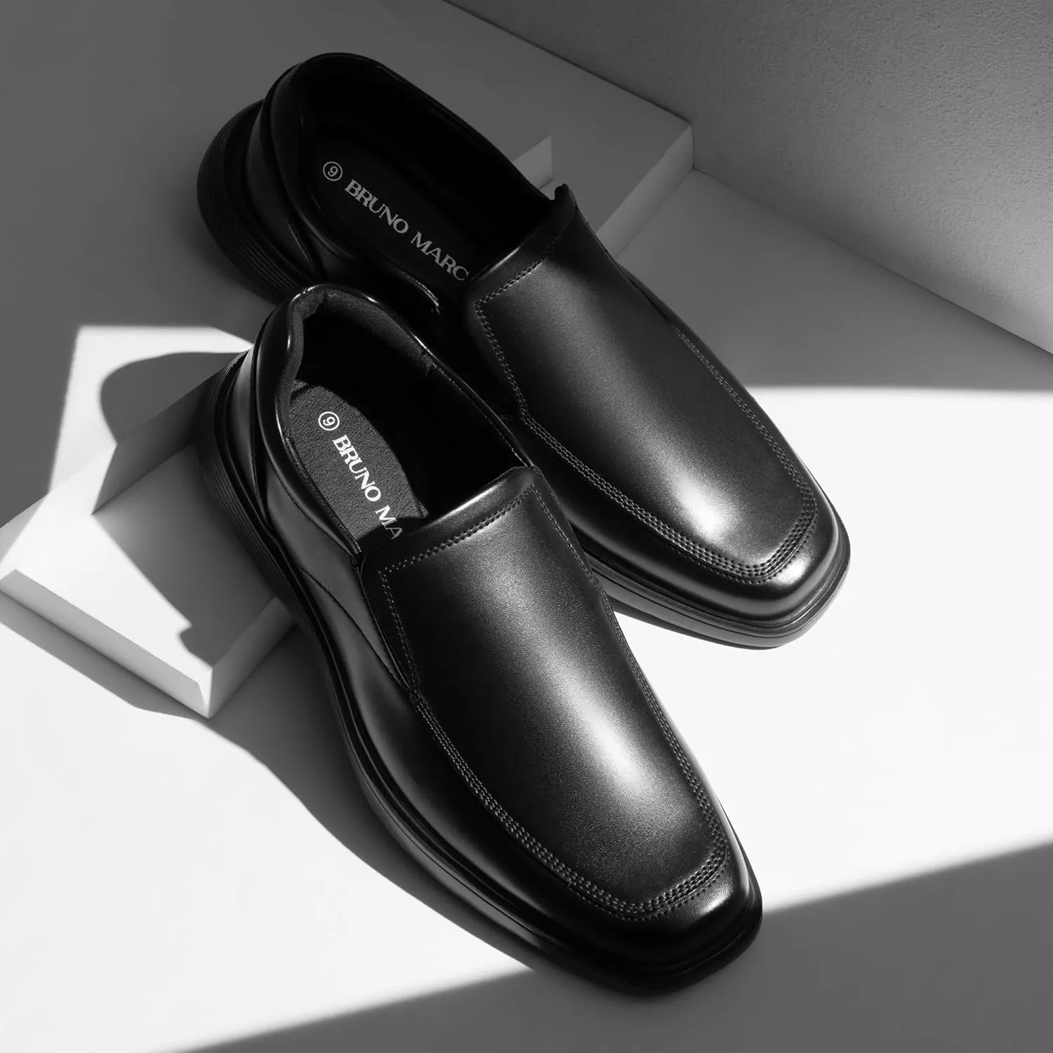 Bruno Marc Men's Dress Shoes Slip On Comfortable Loafers Business Casual Shoes
