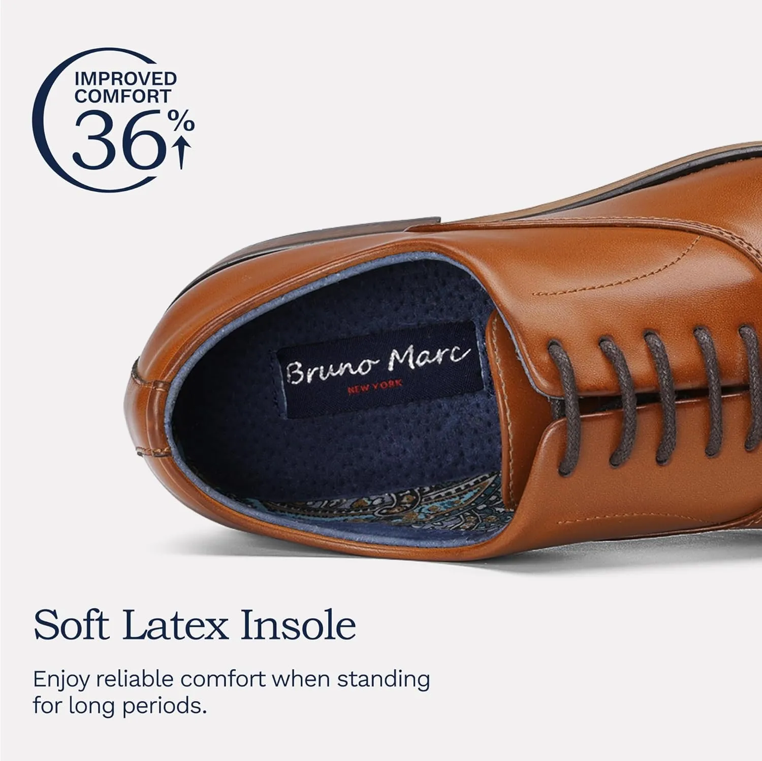 Bruno Marc Men's Oxfords Formal Dress Shoes