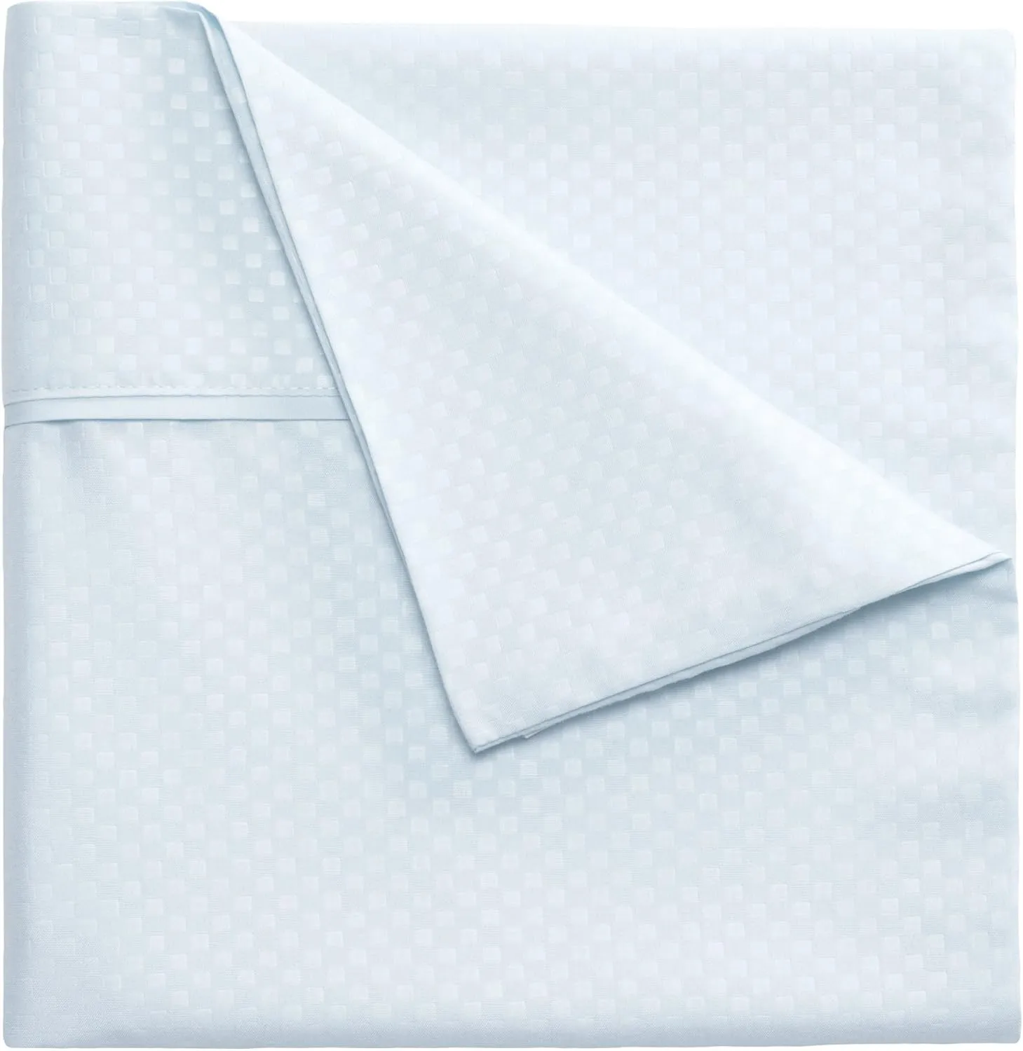 Brushed Microfiber Sheet Set- 3 Piece- Embossed Checkered Bed Linens- Deep Pocket Fitted & Flat Sheets, Plus A Pillowcase by Lavish Home (Twin, Blue)