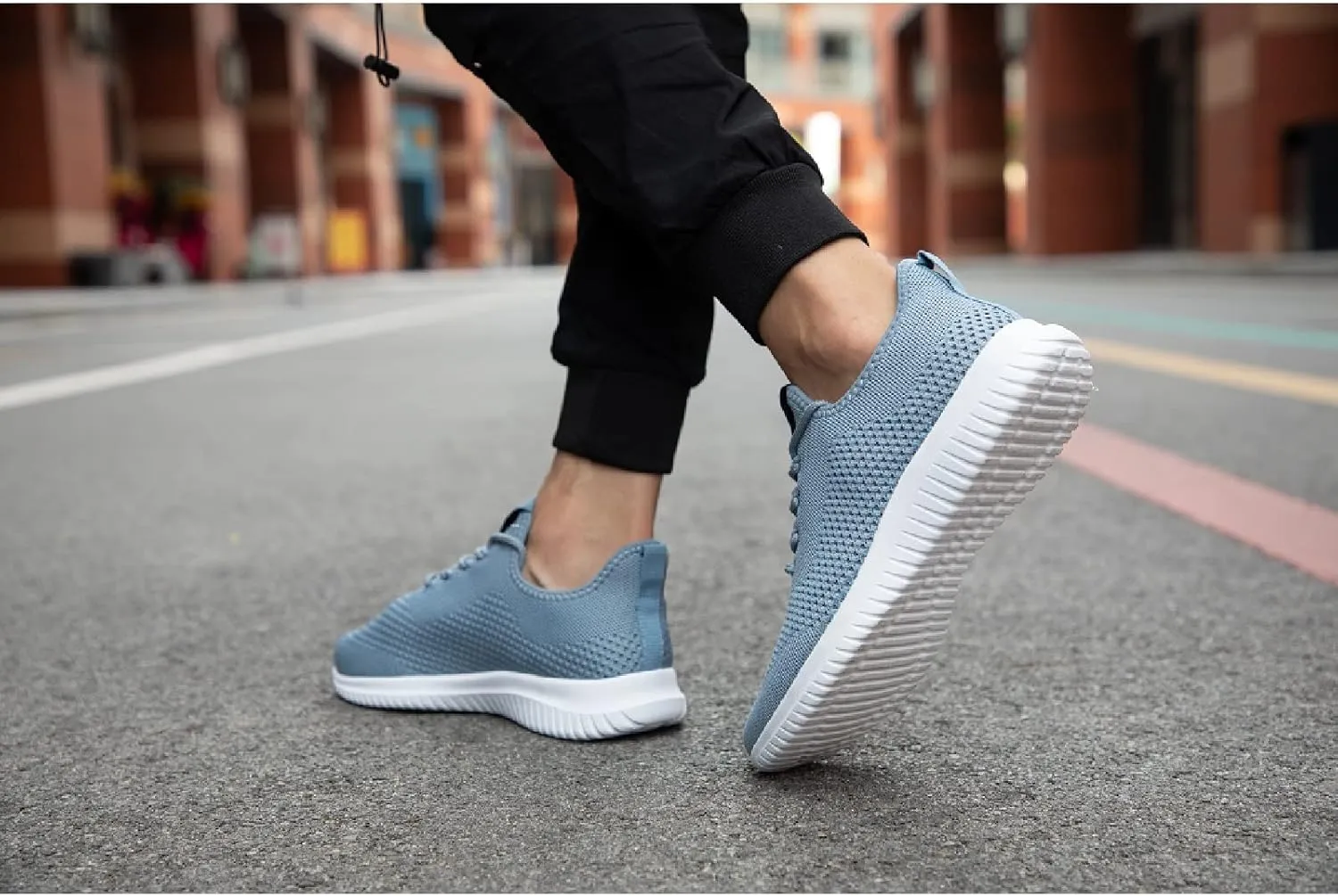 BXYJDJ Men's Running Shoes Walking Trainers Sneaker Athletic Gym Fitness Sport Shoes Lightweight Casual Working Jogging Outdoor Shoe
