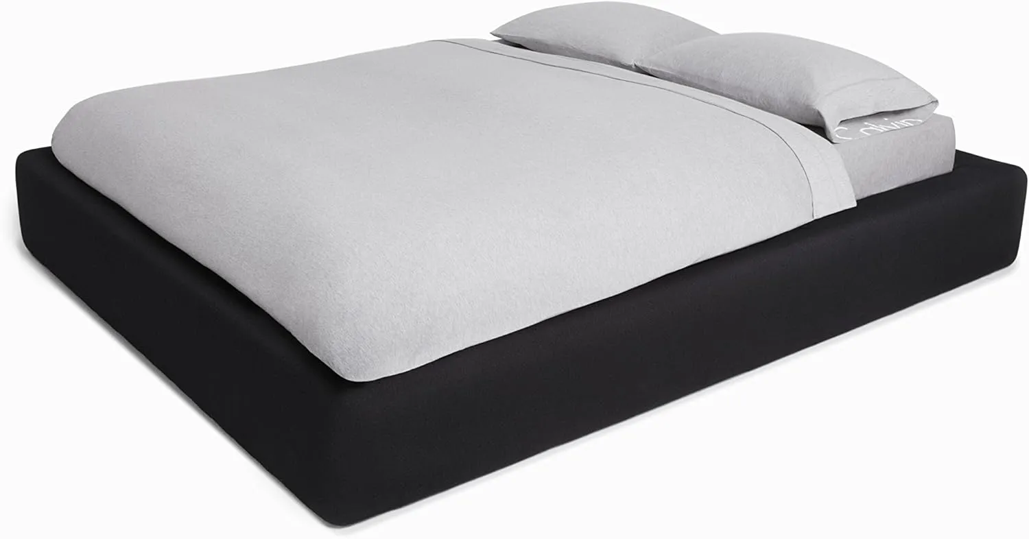 Calvin Klein Modern Cotton Body Solid 1 Piece Flat Sheet, Full Size, Cotton Modal 170 GSM (Grey)