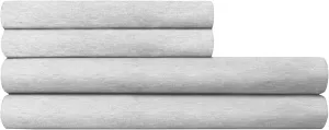 Calvin Klein Modern Cotton Body Solid 1 Piece Flat Sheet, Full Size, Cotton Modal 170 GSM (Grey)