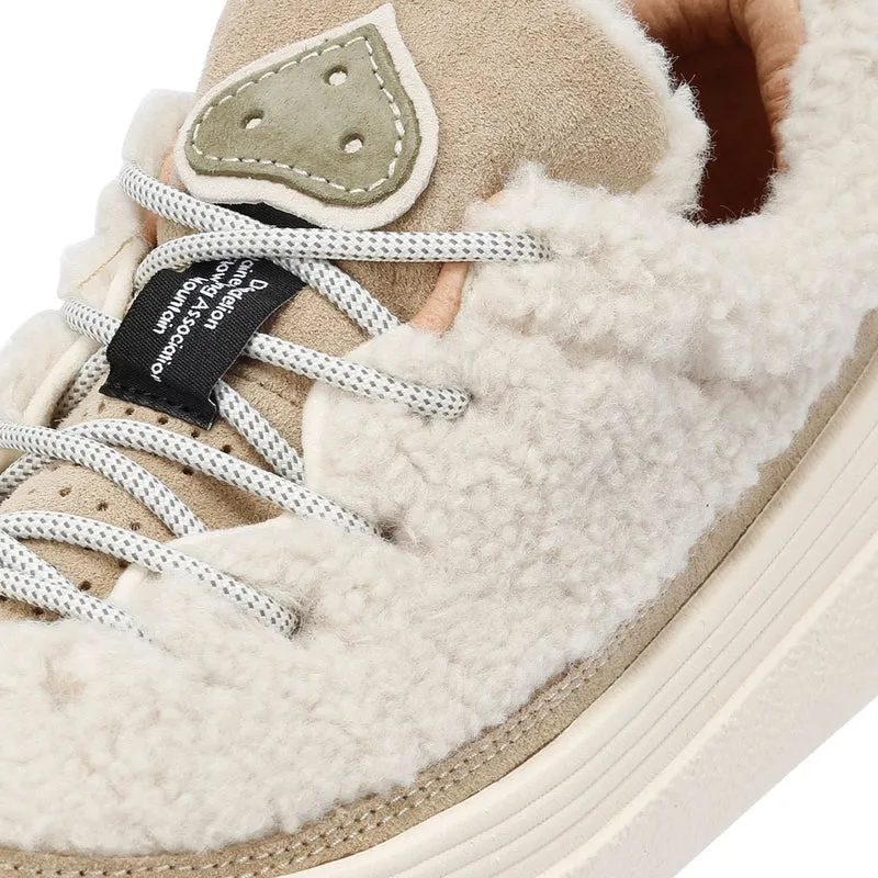 Canvas Fringed Sneakers