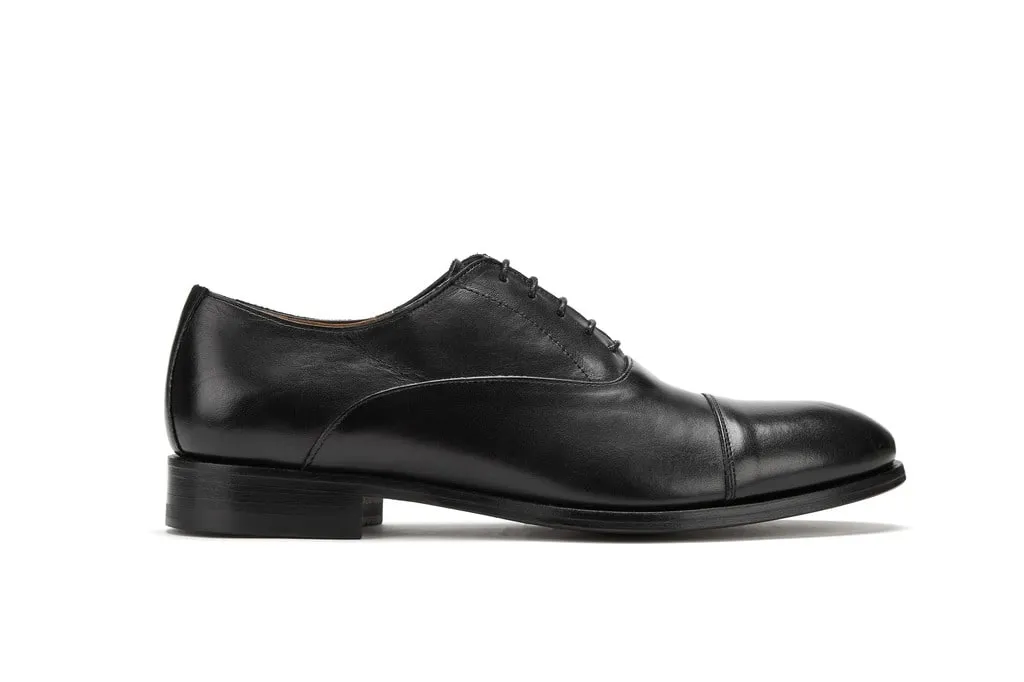 Cap Toe Oxford | Black