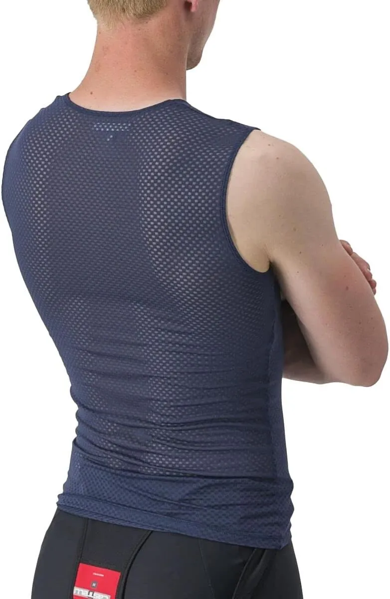 CASTELLI Men’s Pro Mesh 2.0 Sleeveless Jersey, Breathable Cycling Mesh Base Layer for Road, Gravel Biking & Racing